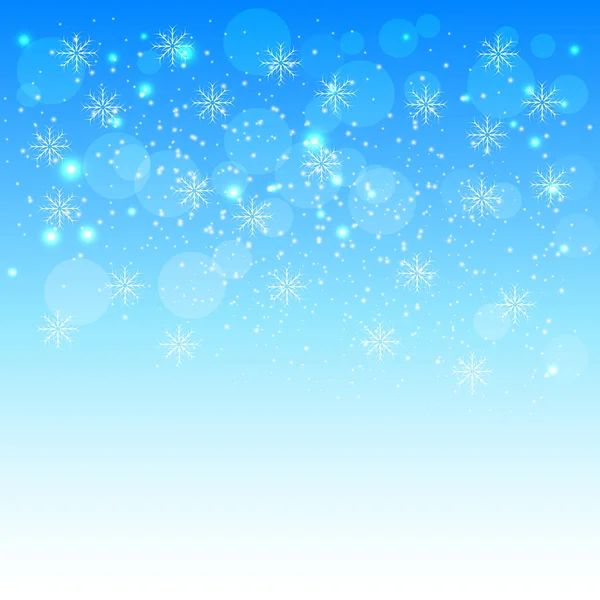 Resumen Fondo Azul Navidad Decoración Diseño Vacaciones Hielo Nuevo Patrón — Vector de stock