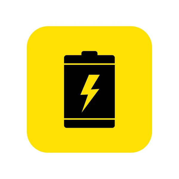 Batterij Pictogram Vector Vectorillustratie — Stockvector