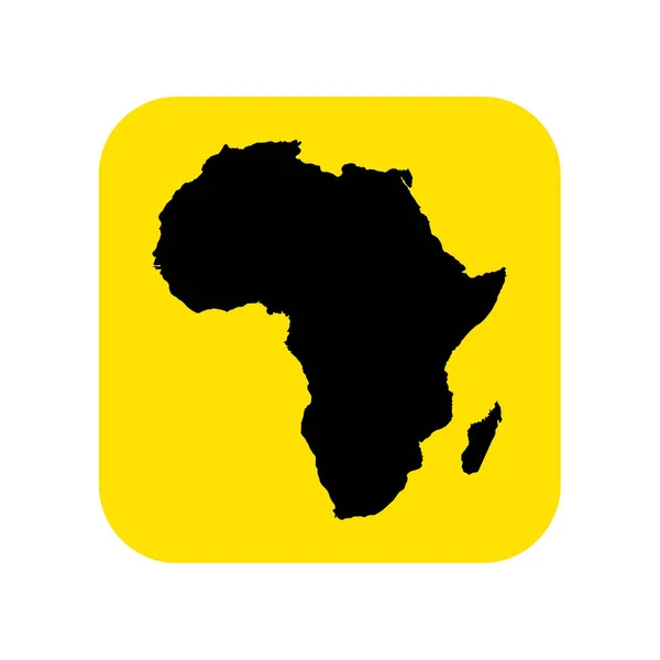 Afrika continent pictogram vector — Stockvector