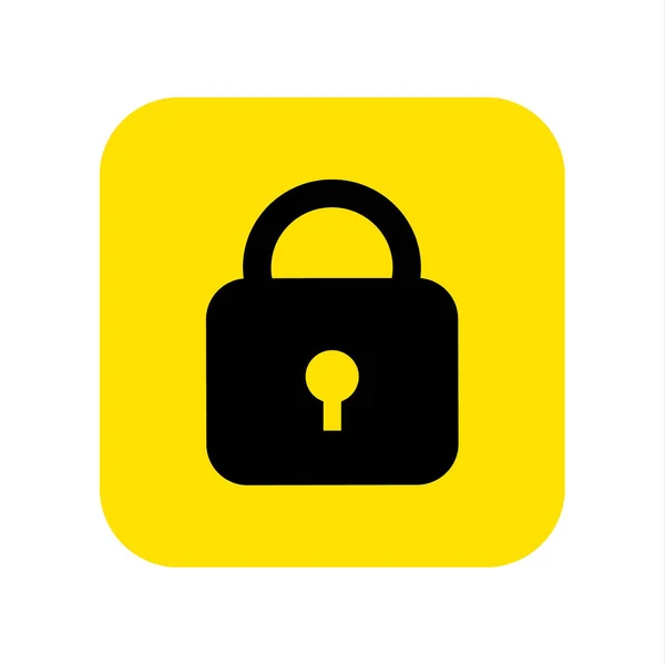 Lock Icon Vector Vector Illustration — Stock Vector