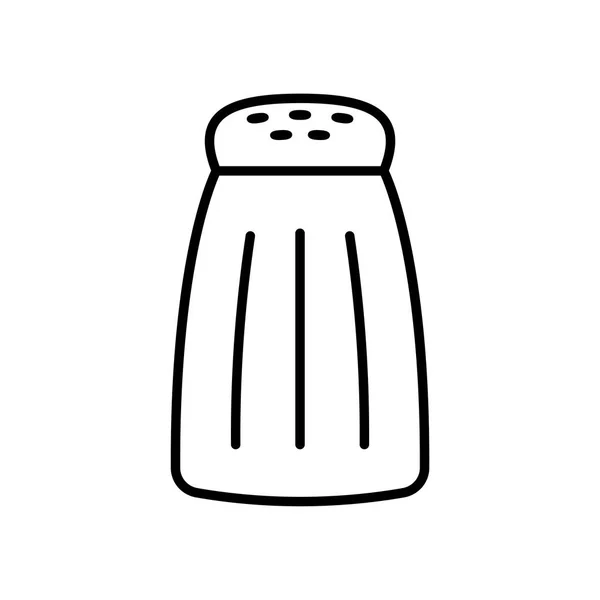 Икона соли мультфильма на белом фоне — стоковое фото