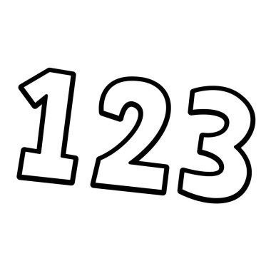 Beyaz arkaplanda izole edilmiş simge