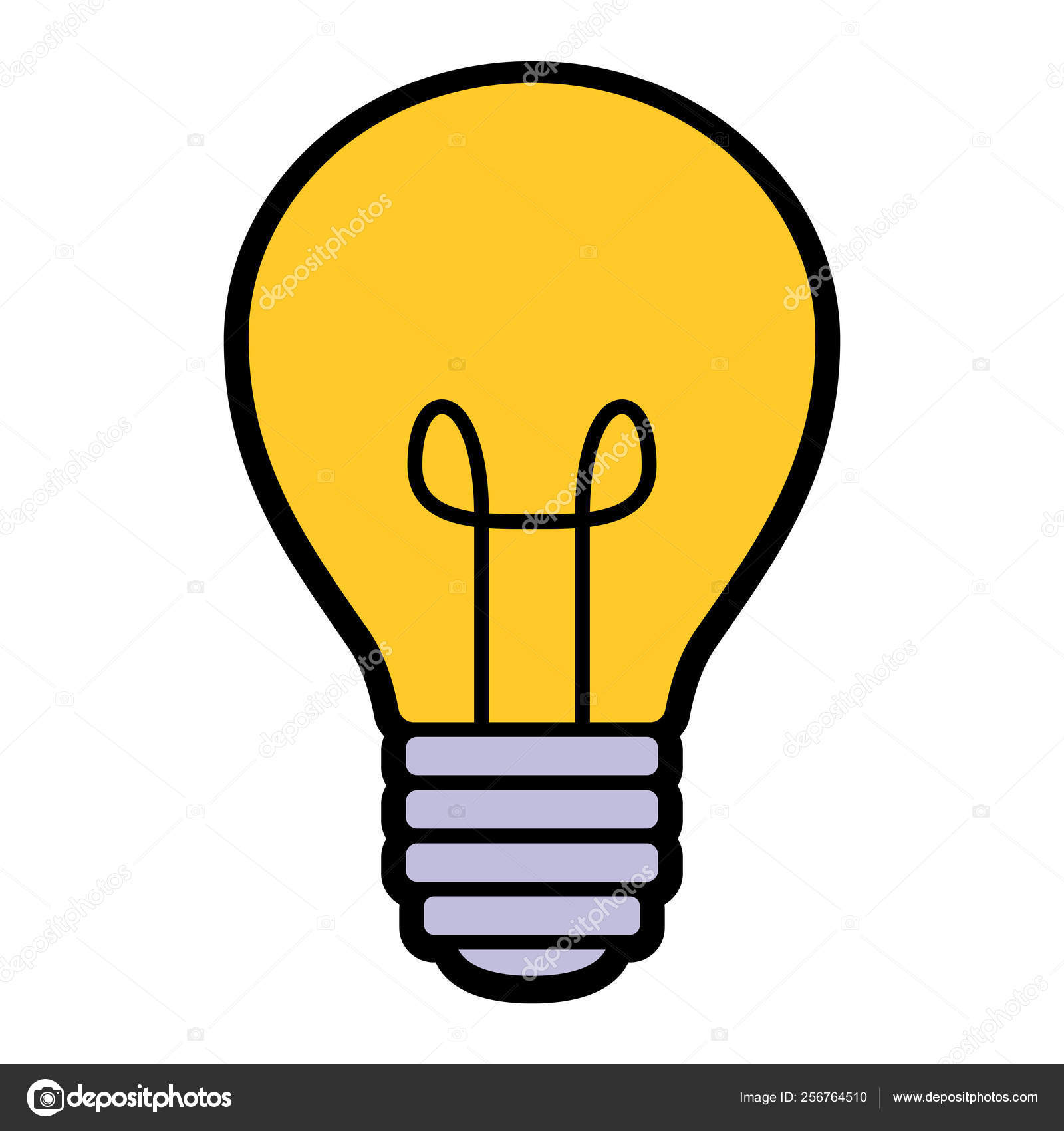 Lightbulb emoji Stock-Vektorbilder | DepositPhotos, image size:1600x1700