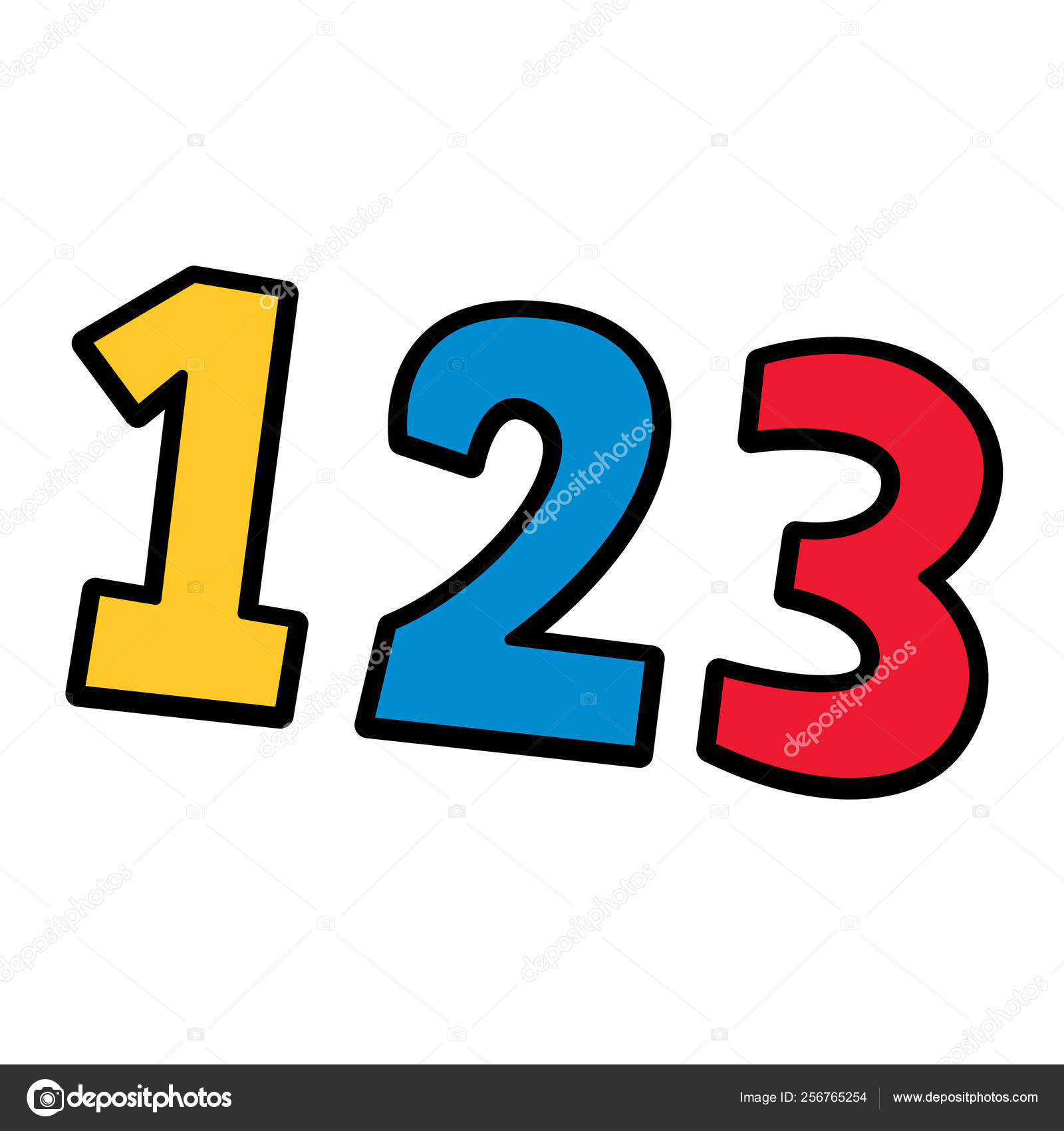 123 Icon Isolated On White Background Vector Image By C Aratehortua Vector Stock 123 Icon Isolated On White Background Vector Image By C Aratehortua Vector Stock