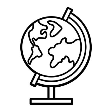 Beyaz arkaplanda izole edilmiş simge