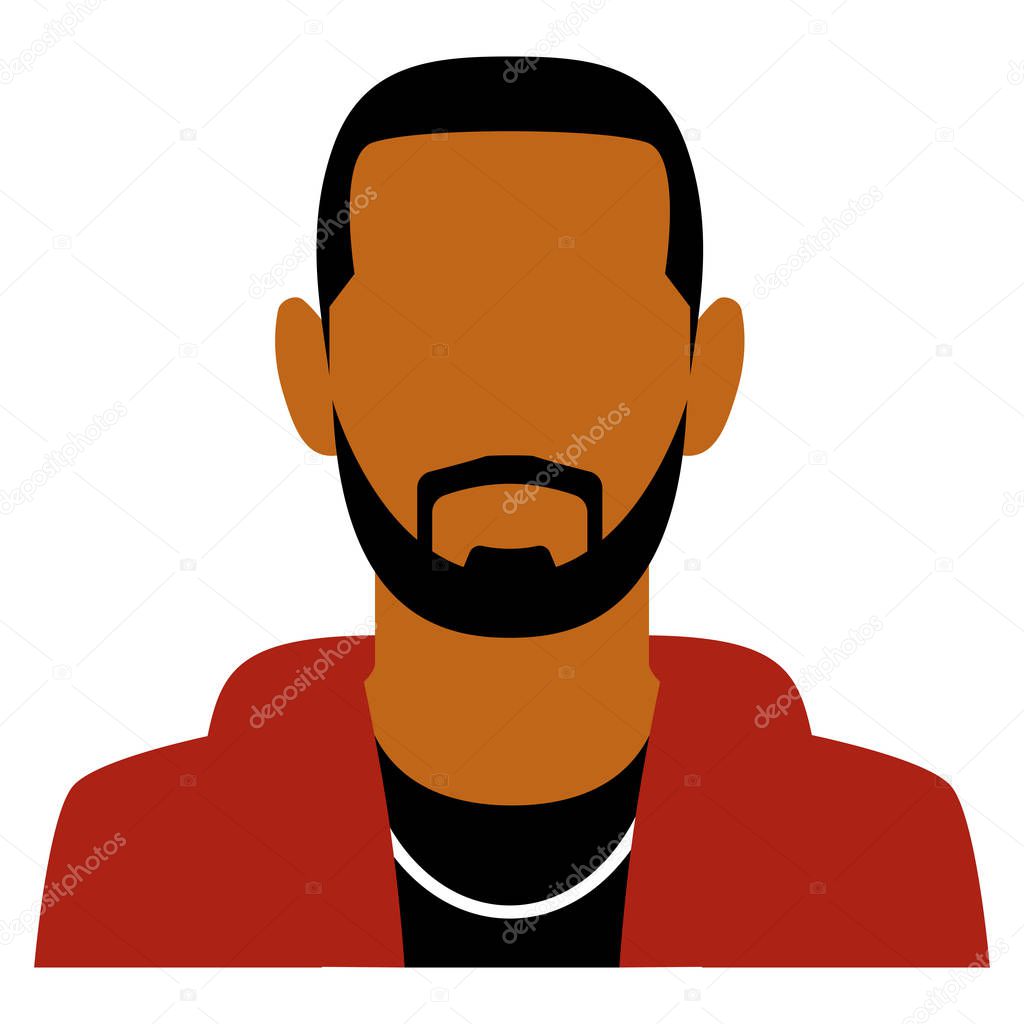 Vector Avatar Character Isolated On White Background