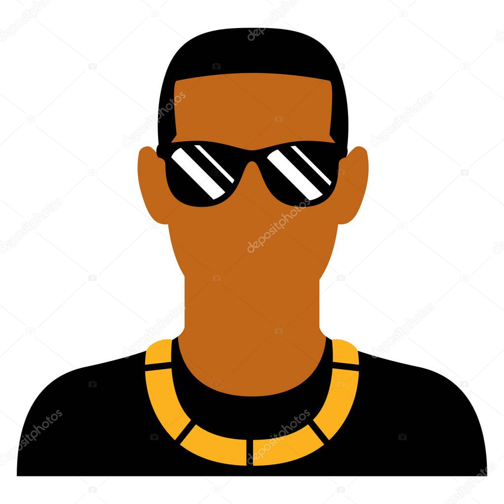 Vector Avatar Character Isolated On White Background