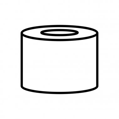 Karikatür suşi simge beyaz arka planda Izole