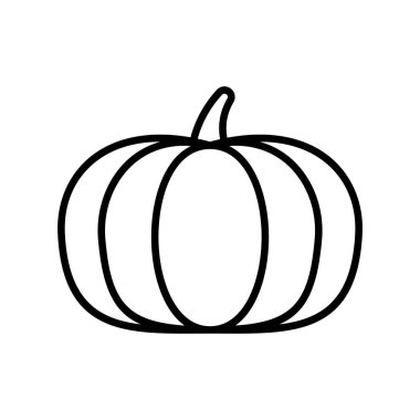 Karikatür kabak simgesi beyaz arka planda Izole