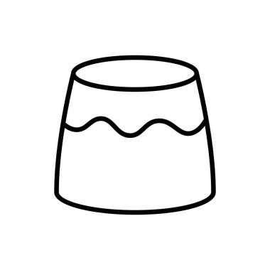 Beyaz arka planda Izole karikatür tatlı simgesi