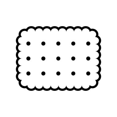 Beyaz arka planda Izole karikatür Cracker simgesi