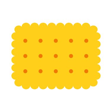 Beyaz arka planda Izole karikatür Cracker simgesi