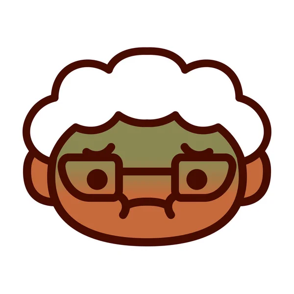 Kreslený roztomilý Emoji postava s nevolností — Stockový vektor