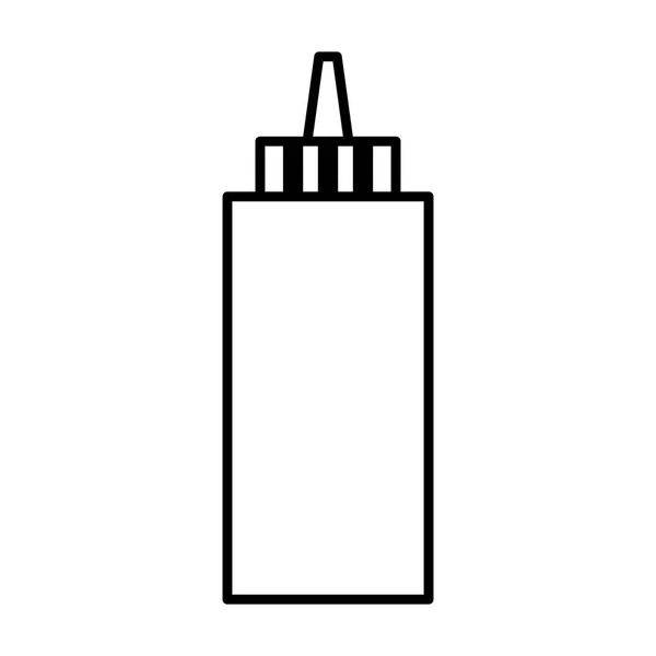 Cartoon-Sauce-Symbol isoliert auf weißem Hintergrund — Stockvektor