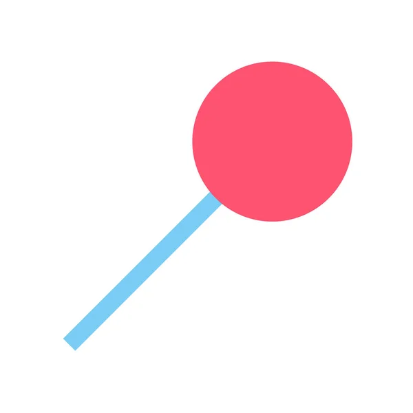 Cartoon Lollipop pictogram geïsoleerd op witte achtergrond — Stockvector