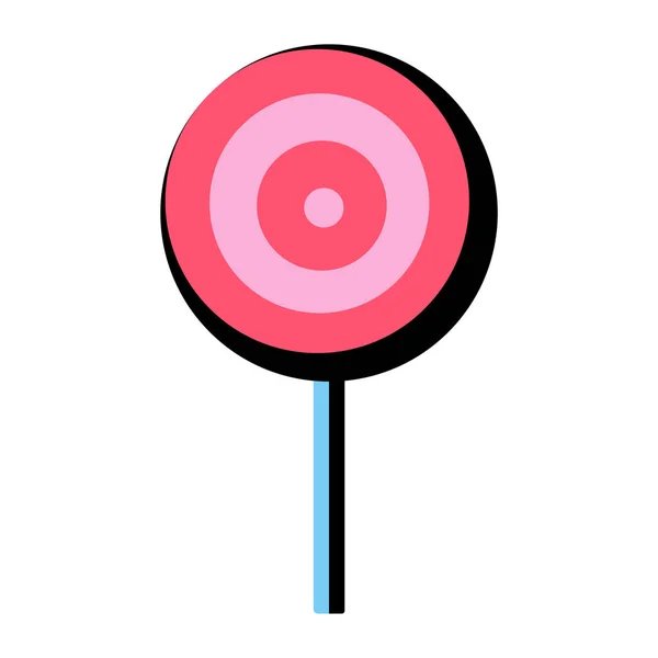 Tecknad Lollipop-ikon isolerad på vit bakgrund — Stock vektor