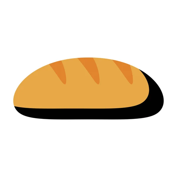 Kreskówka chleb ikona izolowane na białym tle — Wektor stockowy