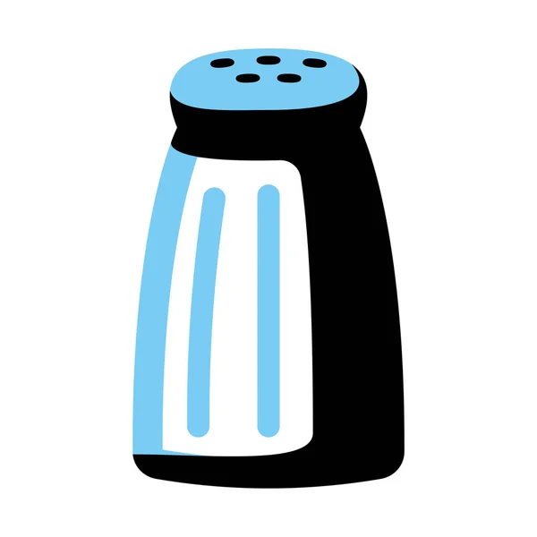 Cartoon Salz Symbol isoliert auf weißem Hintergrund — Stockvektor