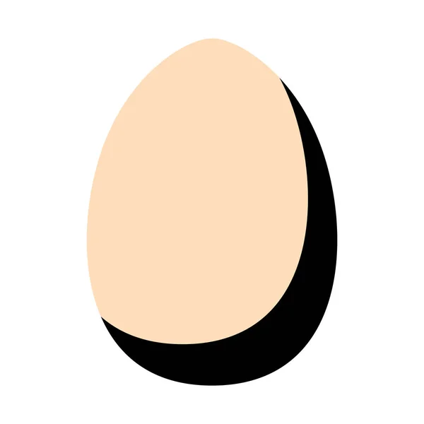Cartoon Egg Icon izolált fehér háttér — Stock Vector