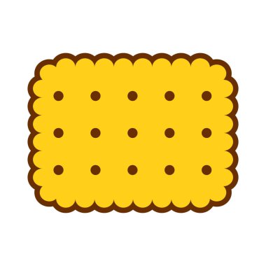 Beyaz arka planda Izole karikatür Cracker simgesi