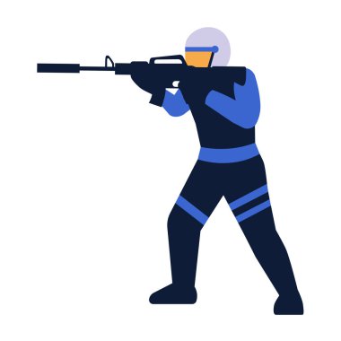 Karikatür atıcı video oyunu Karakter yalıtılmış