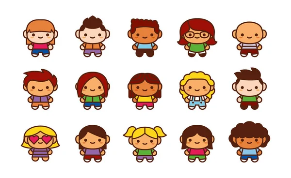 Beyaz arka planda Izole sevimli karakter