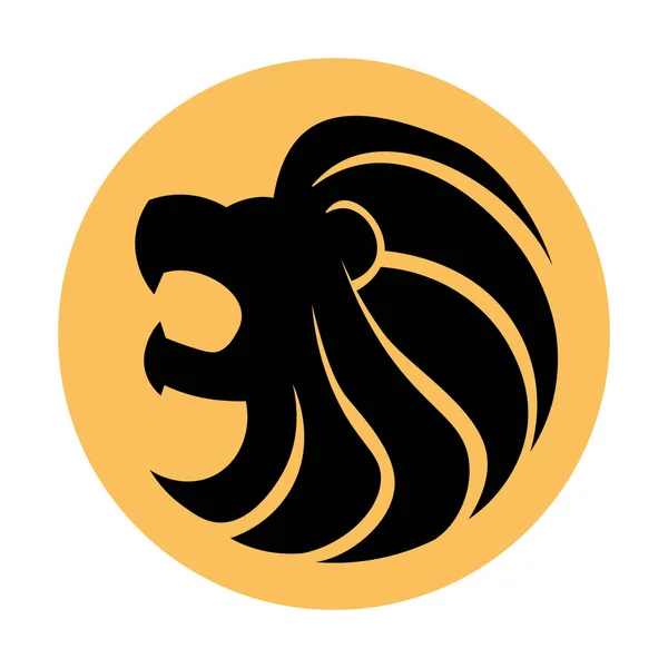 Знак зодиака Лев изолированные — стоковый вектор