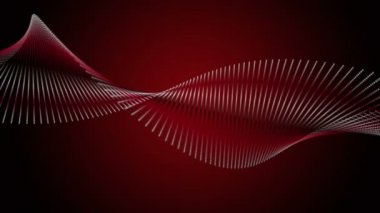 Ağır çekimde parçacık şeritli nesne ile güçlü video animasyonu, 4096x2304 döngü 4K