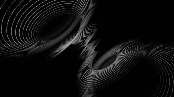 Fantastic Video Animation Particle Stripe Object Slow Motion 4096X2304 Loop — Stock Video