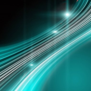 Işıklı fütüristik teknoloji dalga arkaplan tasarımı