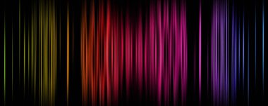 Fantastik soyut panorama çizgili arkaplan tasarımı illüstrasyonu