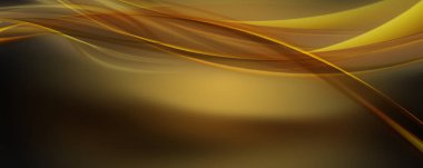 Metnin için alanı olan soyut ve zarif dalga panorama tasarımı