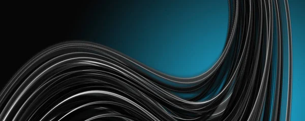 Abstract elegant wave panorama design with space for your text