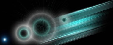 Işıklı gelecek çizgili panorama arkaplan tasarımı