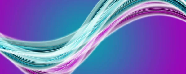 Abstract elegant wave panorama design with space for your text