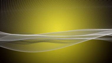 Parçacık dalgası nesnesinin ağır çekimde fantastik video animasyonu, 4096x2304 döngü 4K