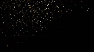 Parlayan ve parçacıklar yavaş hareket, 4096 x 2304 döngü 4 k titreşen ile soyut video animasyon
