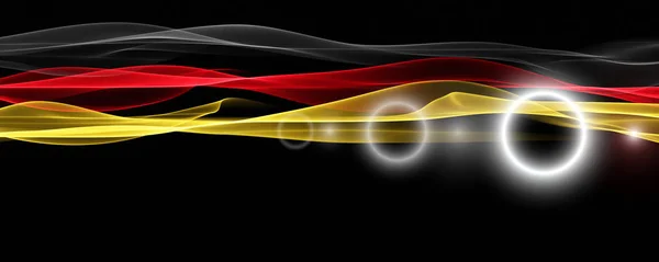 Abstract illustrated german color panorama design for sport events — Stock Photo, Image