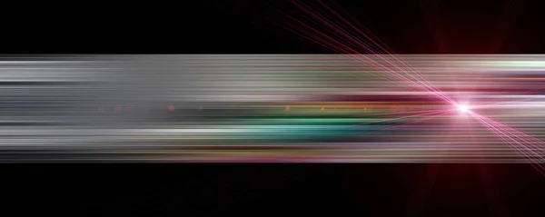 Futurystyczny pasek panorama tło projekt ze światłami — Zdjęcie stockowe