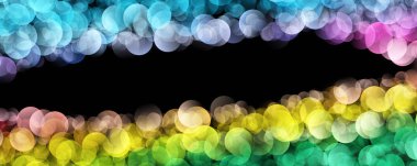 Fantastik çember panorama arkaplan tasarımı çizimi