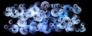 Fantastik çember panorama arkaplan tasarımı çizimi