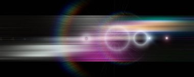 Işıklı gelecek çizgili panorama arkaplan tasarımı