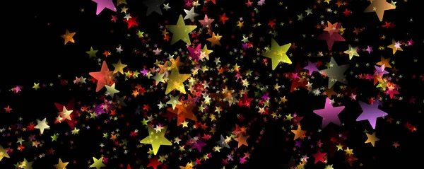 Magnifique illustration de fond de Noël avec des étoiles — Photo