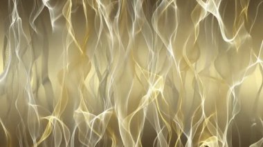 Parçacık dalgası nesnesinin ağır çekimde fantastik video animasyonu, 4096x2304 döngü 4K