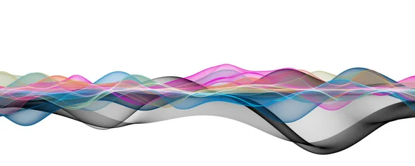 Abstraktní Elegantní Design Wave Panorama Prostorem Pro Váš Text — Stock fotografie