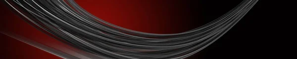Мощная Иллюстрация Панорамного Фона Волны — стоковое фото