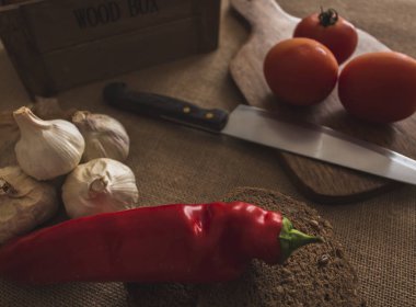 Sağlıklı gıda zanaat bir şekilde pişmiş