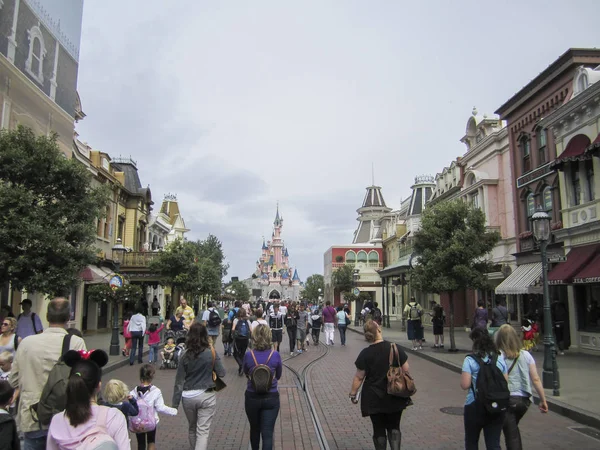 Paris, France; June 16, 2011; Tour of Disneyland Paris theme park — Stock Photo, Image