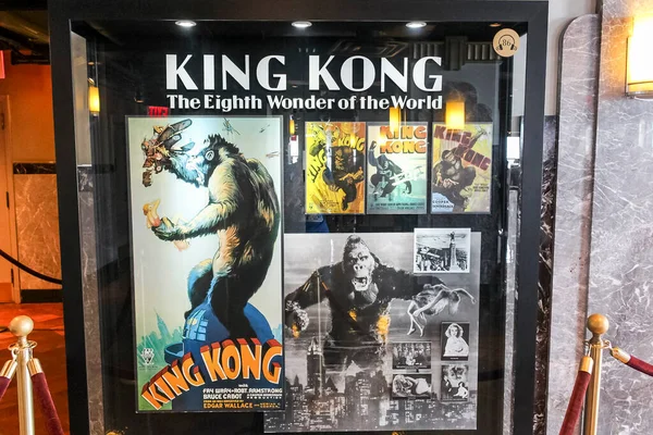 New York Usa Juni 2017 Affisch Filmen King Kong Ligger — Stockfoto