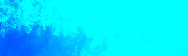Banner Gradiente Azul Com Manchas Tinta Com Mesma Cor Espaço — Fotografia de Stock